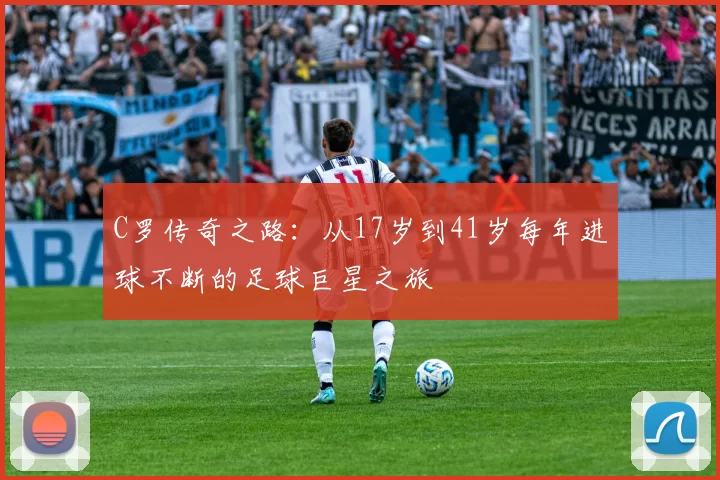 C罗传奇之路：从17岁到41岁每年进球不断的足球巨星之旅